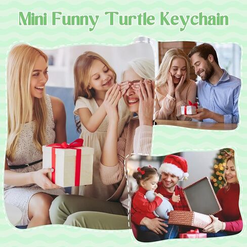 سلسلة مفاتيح سلحفاة صغيرة مضحكة، سلحفاة كروشيه محبوكة يدويًا، سلسلة مفاتيح لطيفة للنساء والرجال، هدايا عيد الميلاد in Saudi Arabia