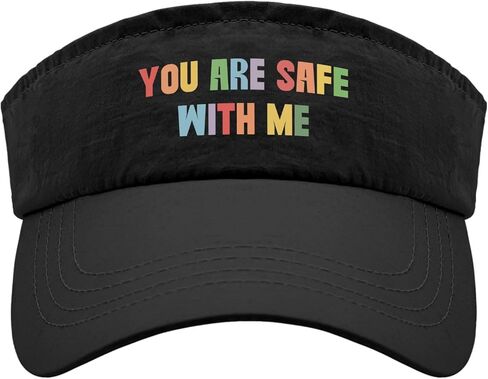You are Safe with Me Hat Sun Visor Cap for Women in Saudi Arabia