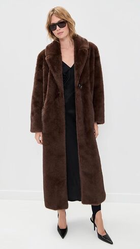 LAMARQUE Women's Darelle Oversized Faux Fur Coat in Saudi Arabia