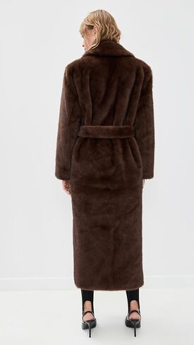 LAMARQUE Women's Darelle Oversized Faux Fur Coat in Saudi Arabia