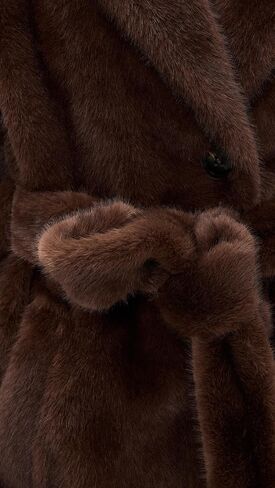 LAMARQUE Women's Darelle Oversized Faux Fur Coat in Saudi Arabia