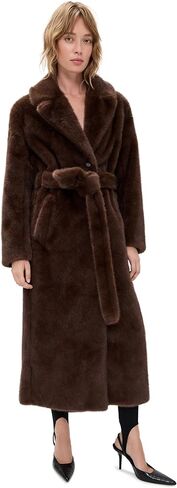 LAMARQUE Women's Darelle Oversized Faux Fur Coat in Saudi Arabia