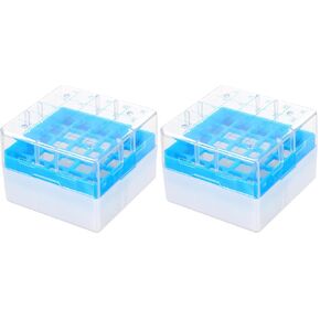 صناديق تجميد البولي كربونات iplusmile 25 شبكة تجميد صندوق تخزين كريوفيال من البولي كربونات صندوق كريوبوكس رف قارورة صندوق أنبوب طرد مركزي صغير in Kuwait