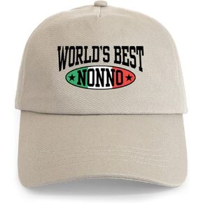قبعة بيسبول فريدة من نوعها قابلة للتعديل من CafePress World's Best Nonno Cap in Kuwait