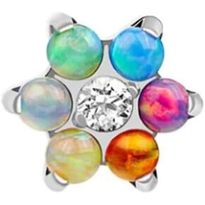 Tilum 14g–12g Internal Rainbow Titanium Top — Price Per 1 in Saudi Arabia
