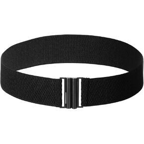 Stretchy Belt for Women, Vintage Thick Black Belt, Elastic Waist Cinch Trimmer Belts, Wide Adjustable Corset Belts for Dresses in Saudi Arabia