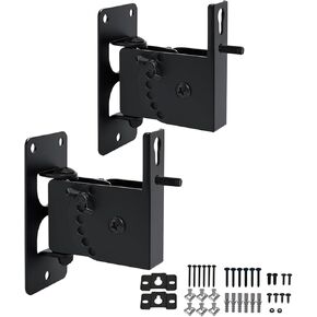 HD-318 Speaker Wall Mount, Speaker Mount Wall ，Universal Speaker Wall Mount Brackets for Small Speakers,Hold up to 30lbs(2Packs Black) in Saudi Arabia