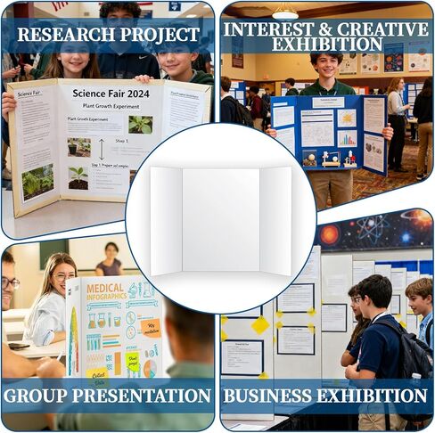 4 PCS TRIFOLD Poster Poster Poster Posterdize Fair Science Fair Poards in Saudi Arabia