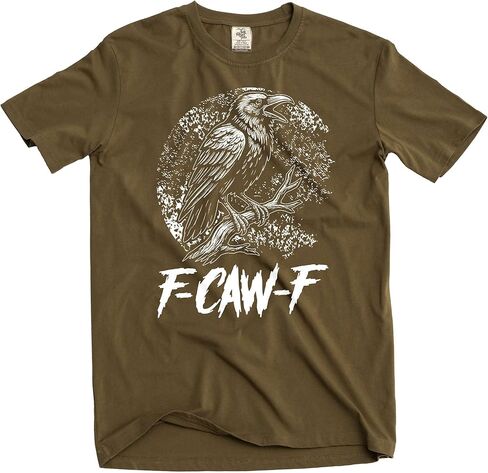 Men's Funny F-Caw-F Raven T-Shirt fcawf Cool Graphic tee in Saudi Arabia