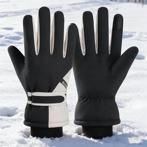 Winter Splashproof Ski-Gloves for Men Women - Cold Weather Touchscreen Snow Gloves for Cycling Driving in Saudi Arabia
