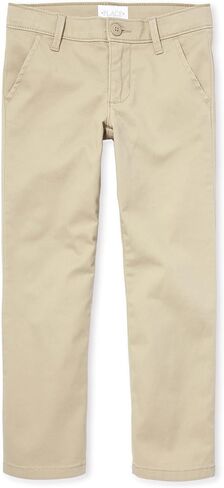 The Children's Place Girls Uniform Skinny Chino Pants, Black, 10 US in Saudi Arabia