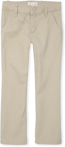 The Children's Place Girls Uniform Skinny Chino Pants, Black, 10 US in Saudi Arabia