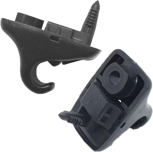 85235-B1000 2PCS SUN VISOR RETAINER CLIP CLIP Support Bracket Bracket Gray متوافق مع H-Yundai E-Lantra S-Onata Getz 2017-2023 in Kuwait
