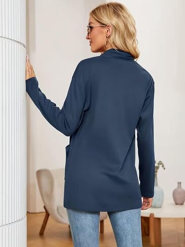 Long Sleeve Cardigan for Womens Lightweight and Relaxed Fit with Pockets Easy Layer for Office Travel and Weekend Wear in Saudi Arabia