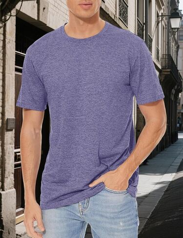 Men’s Quick Dry Lightweight Short Sleeve T-Shirts Breathable Cooling Hiking Gym Summer Tops in Saudi Arabia