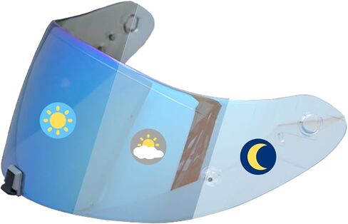 Photochromic Visor Compatible With R420,R1 Air,T520,ST1400 Replacement Transition Motorcycle Helmet Face Shield Visor (R1 Air,T520,ST1400 Clear To Smoke) in Saudi Arabia