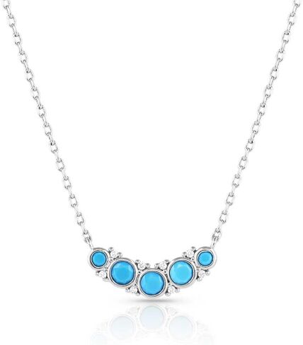 Montana Silversmiths Netclace Womens Dream Out West Turq 18 "NC5649 in Saudi Arabia