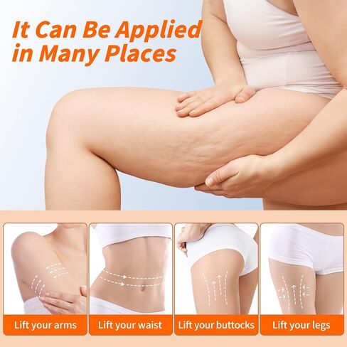 شريط رفع الفخذ للبشرة الرخوة، رقعة رفع فورية للساقين، شرائط لاصقة شفافة لرفع الجلد المترهل على الفور، شريط مقاوم للماء للجسم مقاوم للعرق للنساء in Kuwait
