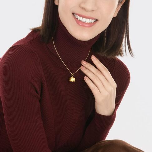 CHOW SANG SANG Chinese Gifting Collection 999 24K Gold Lovely Little Piggy Bank Pendant for Women 90707P | [Not Include the Neckace] in Saudi Arabia