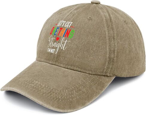 Lets Get One Thing Straight Im Not hat Cute hat Mens Trucker Hats Gifts for Grandpa Cool Cap in Saudi Arabia