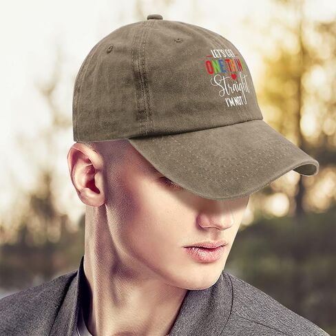 Lets Get One Thing Straight Im Not hat Cute hat Mens Trucker Hats Gifts for Grandpa Cool Cap in Saudi Arabia
