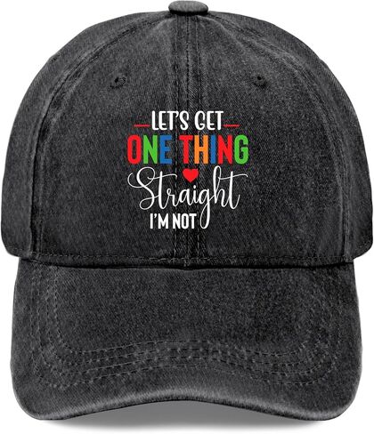 Lets Get One Thing Straight Im Not hat Cute hat Mens Trucker Hats Gifts for Grandpa Cool Cap in Saudi Arabia