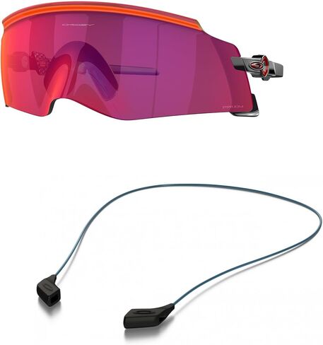مجموعة النظارات الشمسية Oakley OO9455: OO 9455 KATO 945504 طقم ملحقات مقود أسود مصقول وكبير باللون الأزرق in Kuwait