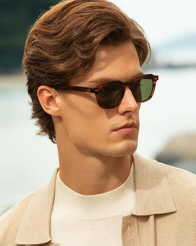 CARFIA Polarized Sunglasses for Men UV400 Protection, Retro Sun Glasses with Acetate Square Frame for Driving Fishing CA5405 in Saudi Arabia