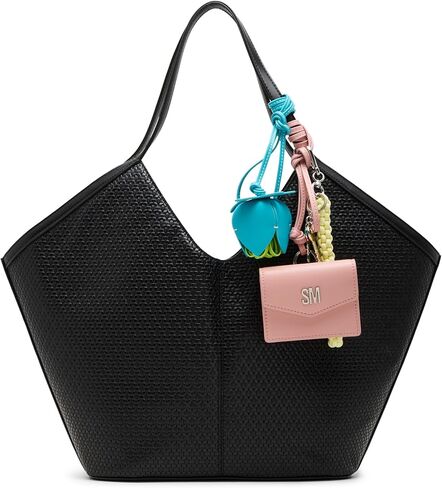 Steve Madden womens Steve Madden Maira Embossed Woven Tote in Saudi Arabia