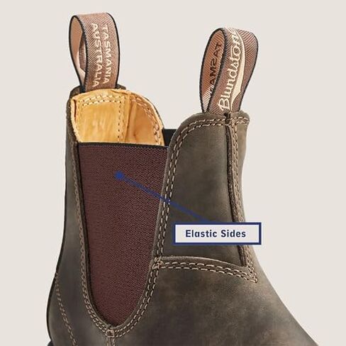 Blundstone Unisex Classic Boot, Color Rustic Brown, Size: AU 11 (US Men's 12) Model #585 in Saudi Arabia