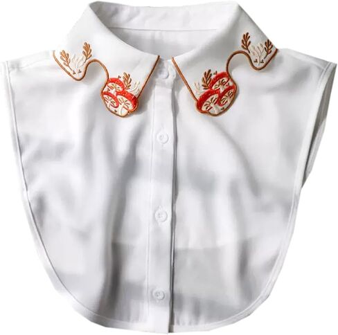 WENLOOY Fake Collar Detachable Blouse Dickey Collar Half Shirts Faux False Collar for Women & Girls Favors in Saudi Arabia