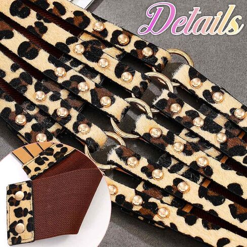 BODIY Black Leather Corset Belt Hollow Out Rivets Cinch Belt Wide Waist Belts for Women in Saudi Arabia