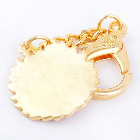 Fengshui Magic Fire Flaming Wheel Keychain Amulet Hanging Charm Anti Negative+ Free Red String Bracelet Sku:W1095 in Saudi Arabia