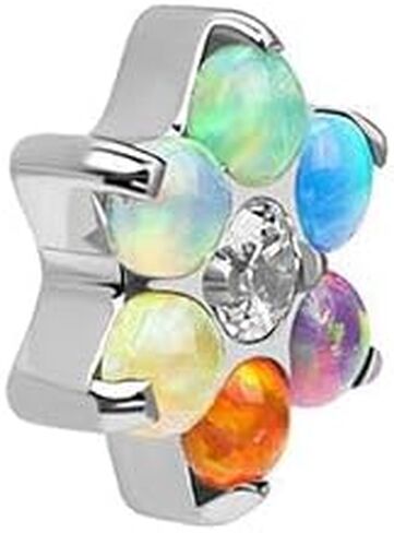 Tilum 14g–12g Internal Rainbow Titanium Top — Price Per 1 in Saudi Arabia