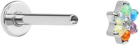 Tilum 14g–12g Internal Rainbow Titanium Top — Price Per 1 in Saudi Arabia