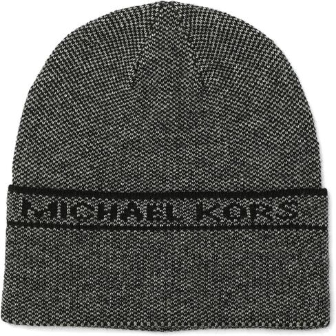 Michael Kors Mens Sport Tape Birdseye Cuff Hat, Stylish Fashion Accessory for Winter in Saudi Arabia