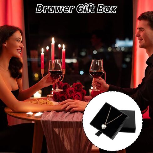 5 Pack Jewelry Gift Box, Sponge Fill Cardboard Jewelry Boxes Black Small Bracelet Gift Box for Women, Bracelet Necklace Earring Boxes with Lids for Bracelets Necklaces Earrings Ring Jewelrys in Saudi Arabia