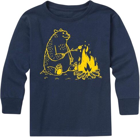 Instant Message - Bear Smores-Youth Long Sleeve Tee in Saudi Arabia