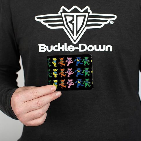 محفظة ثنائية الطي بإبزيم، Grateful Dead، 4.0 × 3.5 بوصة in Saudi Arabia