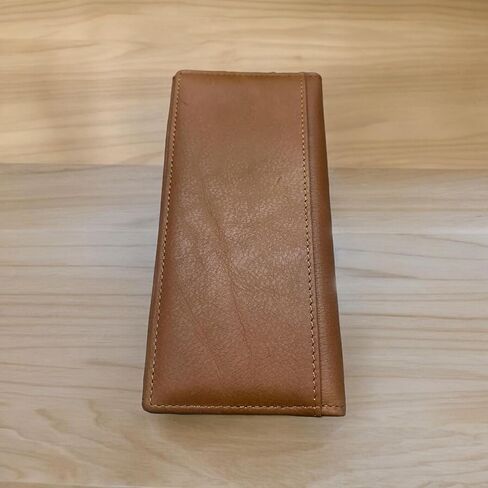 Long Leather Wallet – Stallion Horse Embossed Design – Laser Cut Floral Tooled Pattern – Bi-Fold Cowboy Wallet – Ranch Rodeo Western Leather Wallet for Men in Saudi Arabia