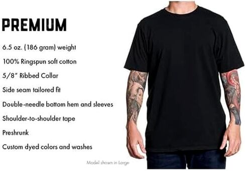 Sullen Men's Animal Kingdom Tee Lifestyle Graphic Artist Series Premium Fit Short Sleeve T-Shirt in Saudi Arabia