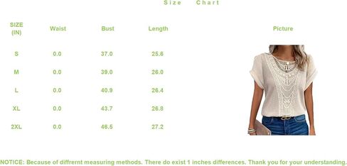 Womens Summer Tops Short/Long Sleeve Lace Shirts Boho Crew Neck Crochet Knit Blouse Casual Fashion in Saudi Arabia