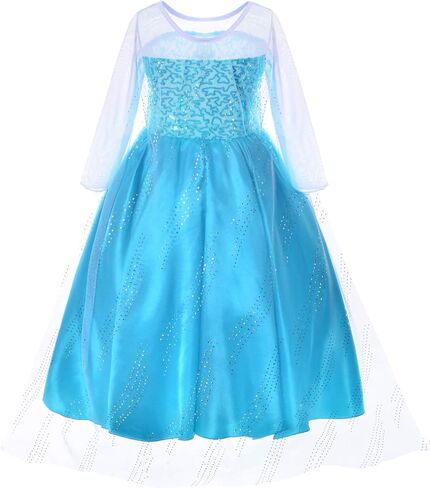 Party Chili Princess Costume for Girls Dress Up With Accessories Toddler Little Girls in Saudi Arabia