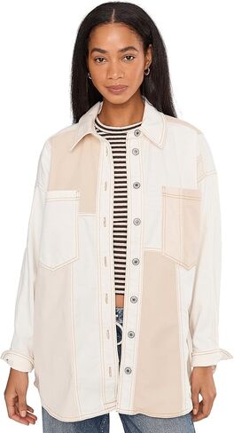 Free People Womens Ivory Mountain Roads Shirt in Saudi Arabia