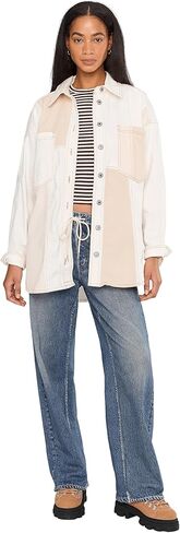 Free People Womens Ivory Mountain Roads Shirt in Saudi Arabia