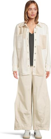Free People Womens Ivory Mountain Roads Shirt in Saudi Arabia