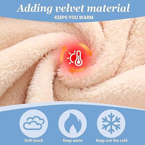 3-in-1 Winter Beanie Hat Set with Fleece Lined Scarf and Face Mask,Women and Men Knitted Cold Weather Balaclava Hood in Saudi Arabia