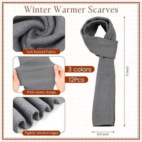 36 Pcs Winter Knit Hat Beanie Long Scarf Warm Mittens Gloves, Unisex Adult Winter Warmer Accessory Set for Cold Weather Outdoor Activities Emergencies Homeless Care Package Charity Supplies in Saudi Arabia