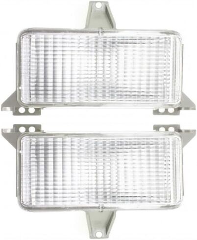 For Chevy/GMC C/K 1983-1986/RV 1987-1988/Suburban/Jimmy/Blazer 1983-1988 Parking Signal Light Assembly Unit w/Headlight Driver OR Passenger Side | Single Piece | GM2520122 in Kuwait