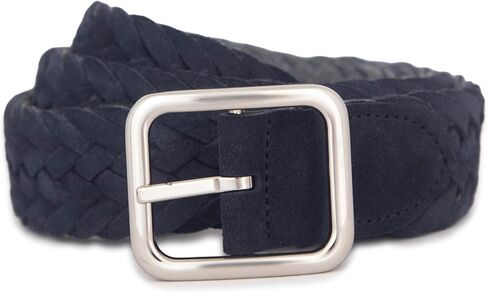 Vince Mens 1.5 Inch Reversible Woven Suede Belt, Stylish Accessory for Everyday Wear in Saudi Arabia